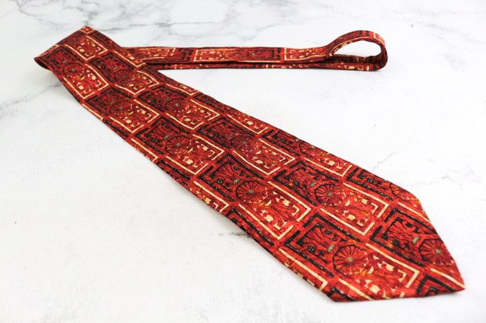 エルメネジルドゼニア ブランド ネクタイ シルク 花柄 総柄 PO メンズ