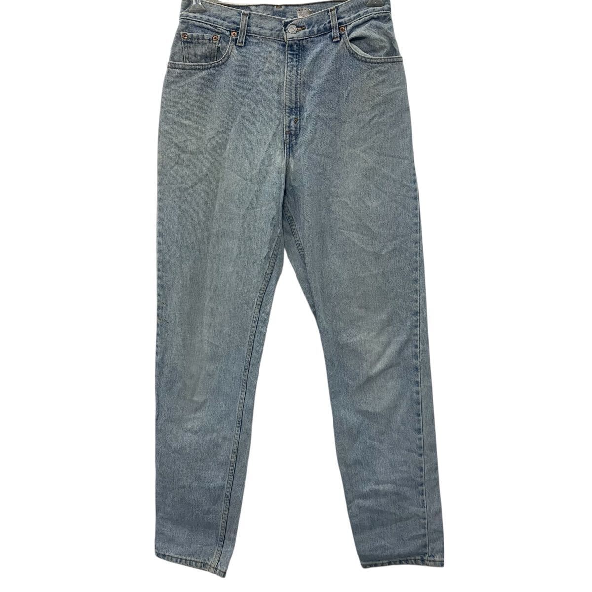 Levi's 550 レディース ライトブルー リーバイス ジップアップ メキシコ製 コットン100% ジーンズ 2509-710
