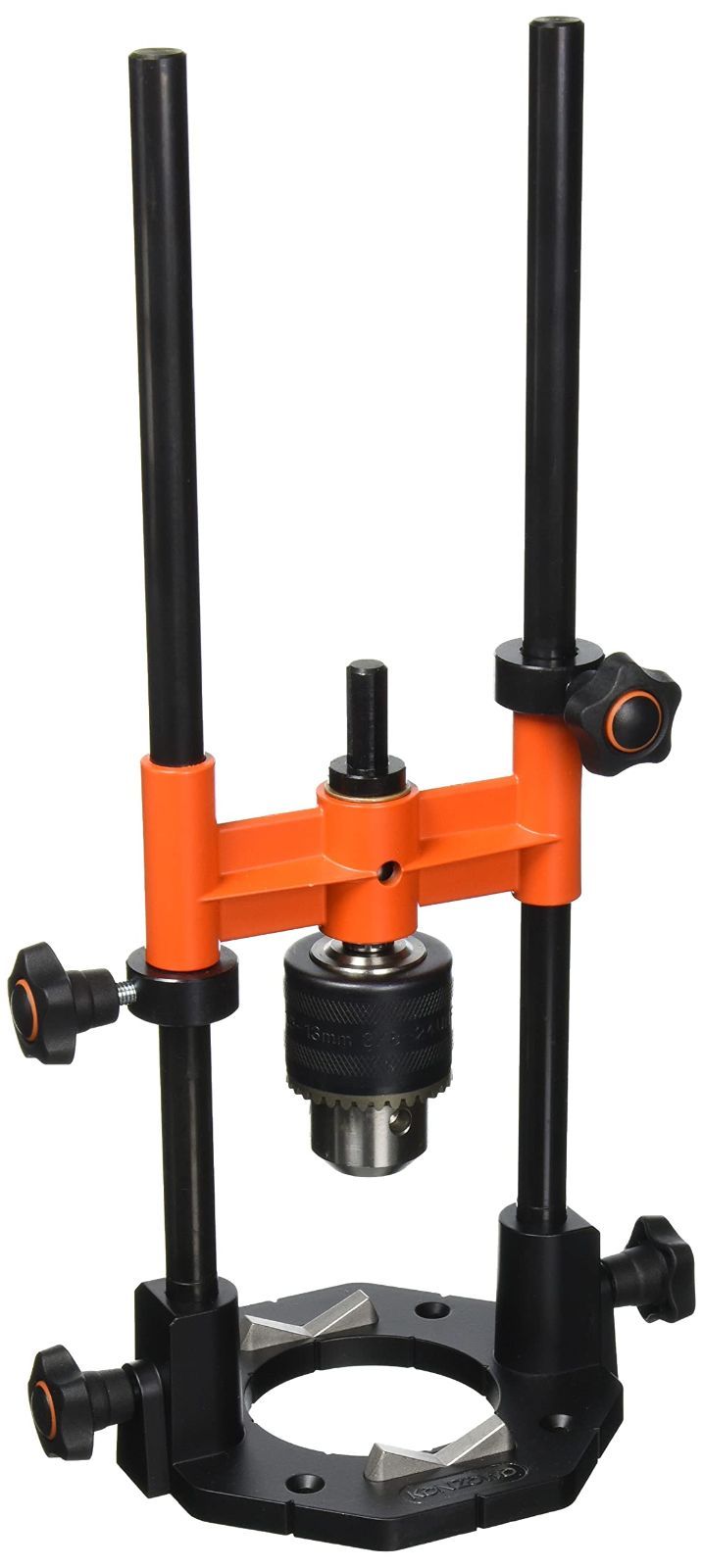 ドリルガイドDX 13mm チャック付き 神沢鉄工 10mm三面軸 K-802-2
