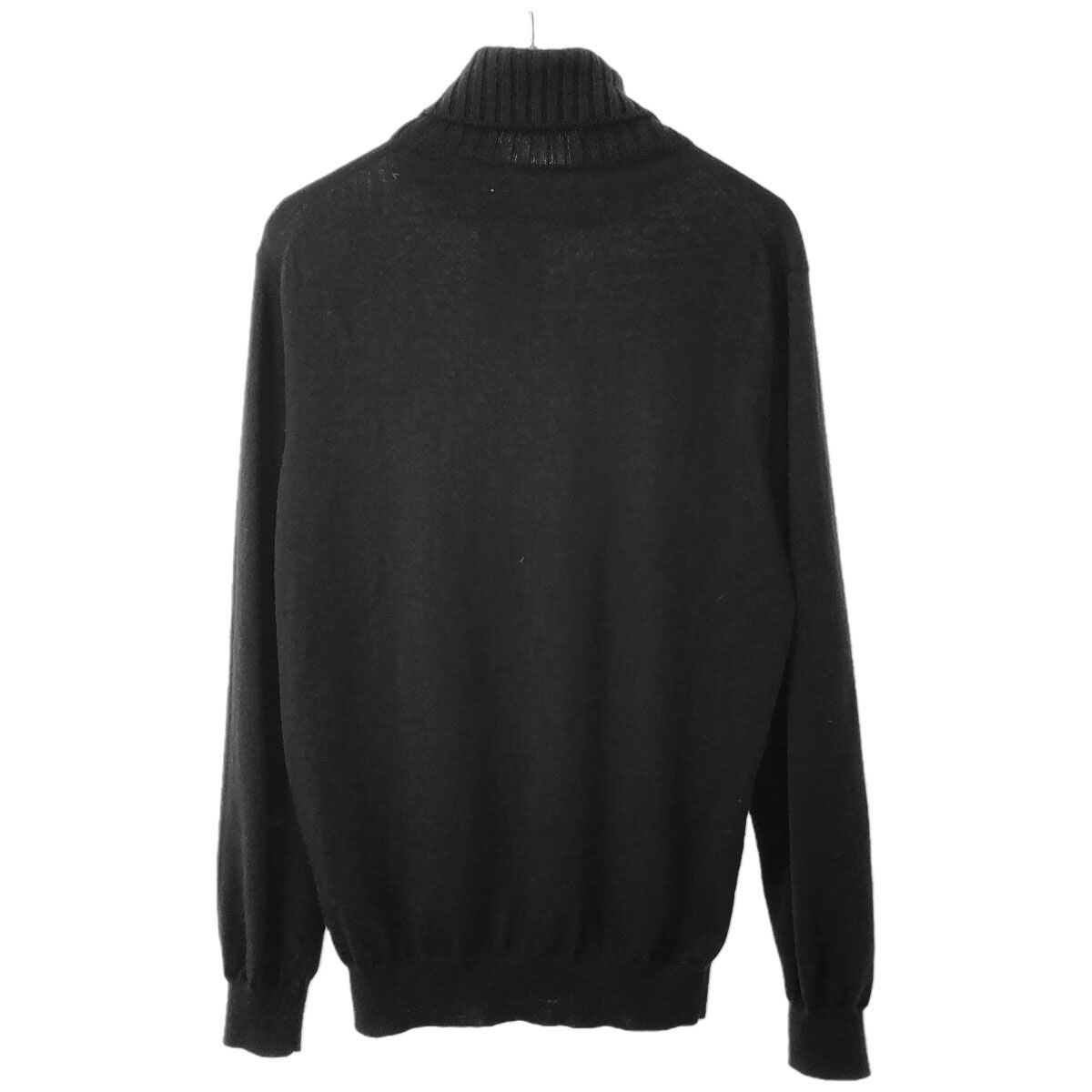 クルチアーニ50タートルネックニットブラック 黒ニット セーター ウール