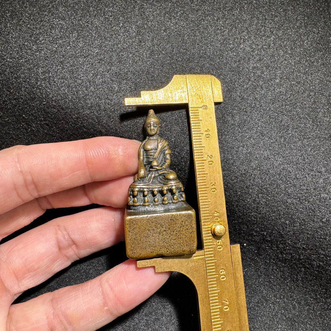 銅製 印章 仏像印章 書道具 文房具 工芸品 置物 - メルカリ