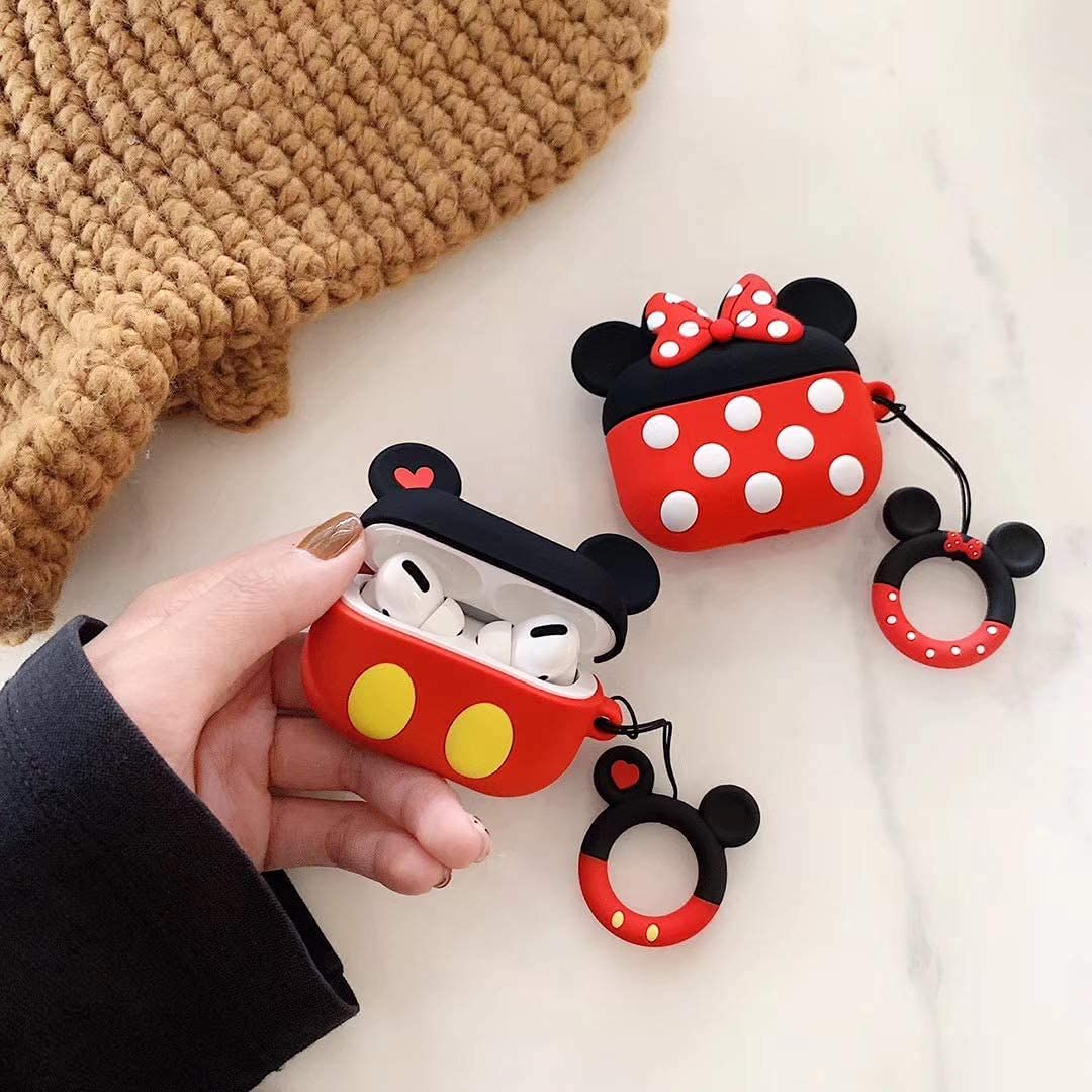 オーディオ機器 Airpods Proのかわいい3D漫画ケース、かわいいAirpods
