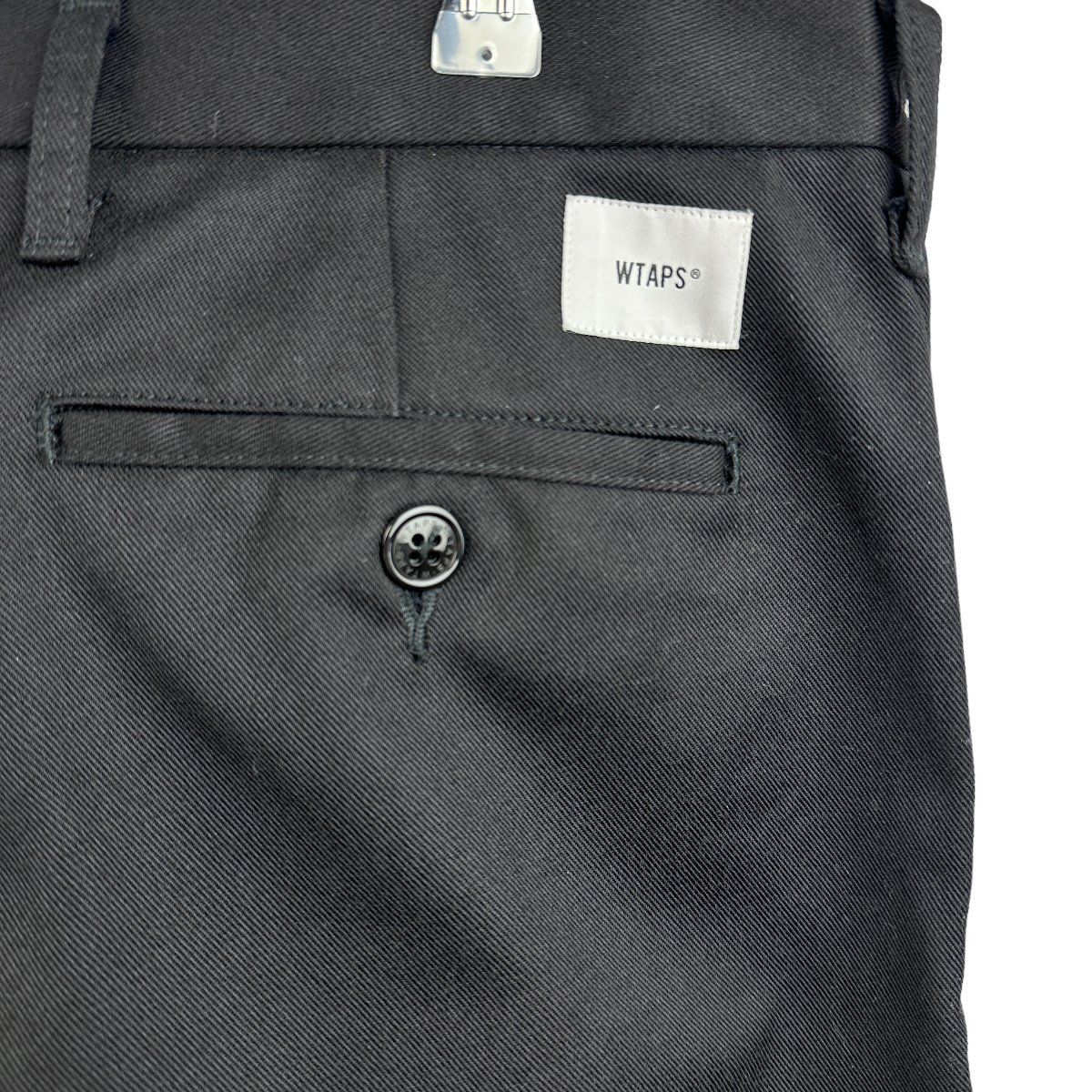 美品 WTAPS ダブルタップス CREASE/TROUSER /COPO.TWILL 22SS 221BRDT