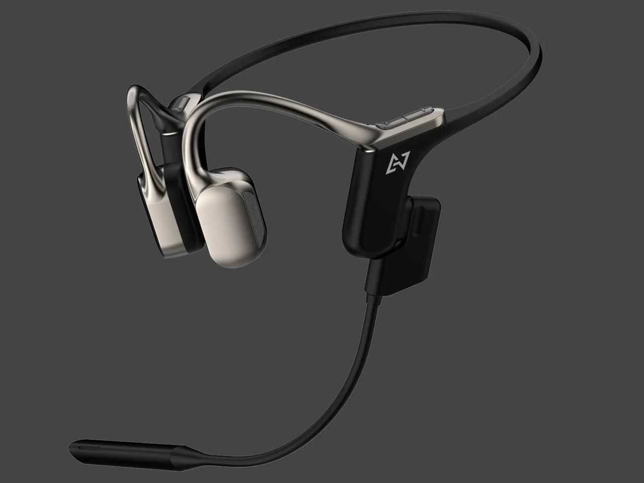 4営業日で発送 AVIOT WBE1MSL ブルートゥースイヤホン 骨伝導イヤホン titanum silver WB-E1M-SL 骨伝導 Bluetooth対応