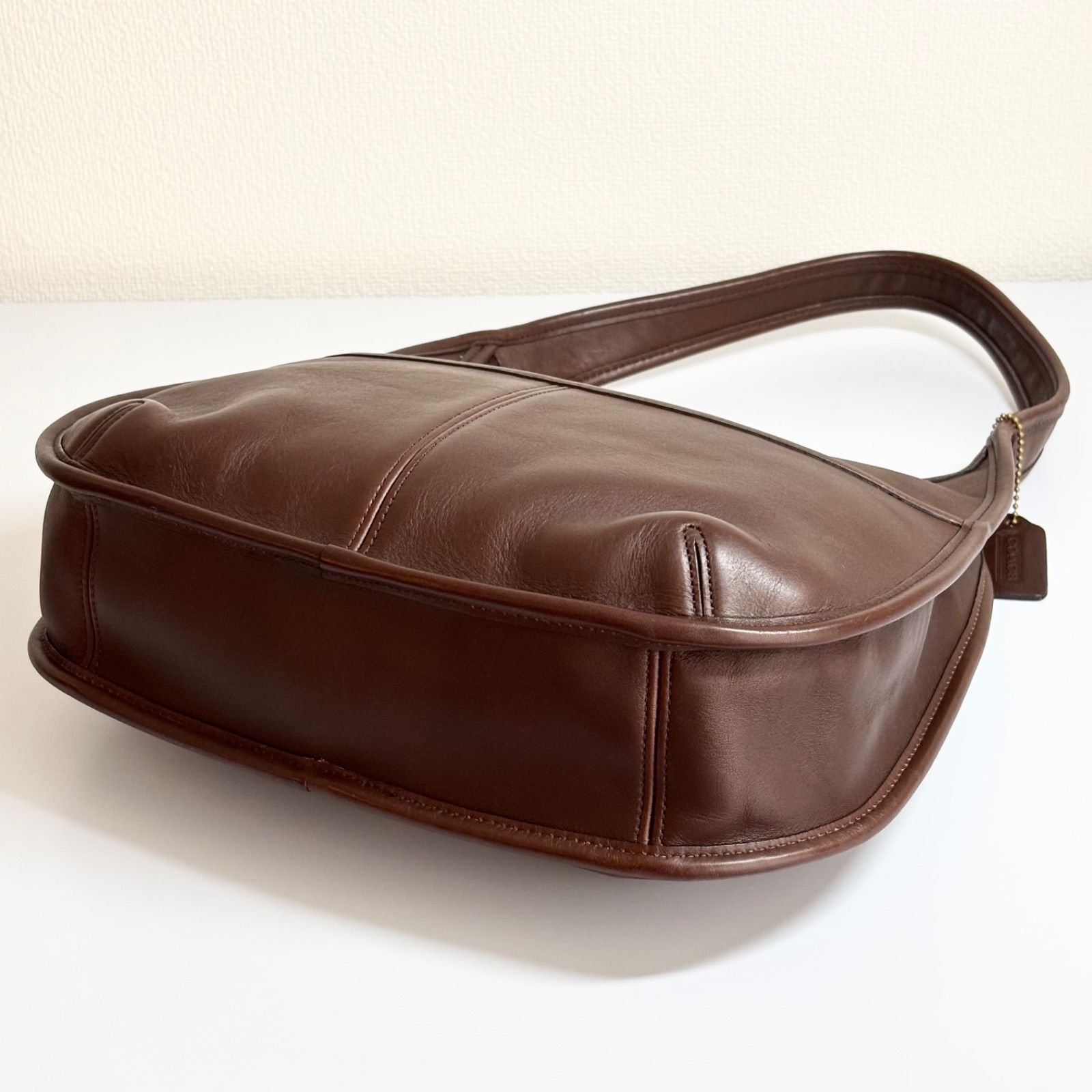 【極美品】コーチ COACH オールドコーチ オールレザー ワンショルダーバッグ ブラウン レディース 鞄 かばん 4729 COACH コーチ オールドコーチ ハーフムーン 肩掛け オールドコーチ&frasl;ショルダーバッグ&frasl;レザー&frasl;BLK&frasl;9073
