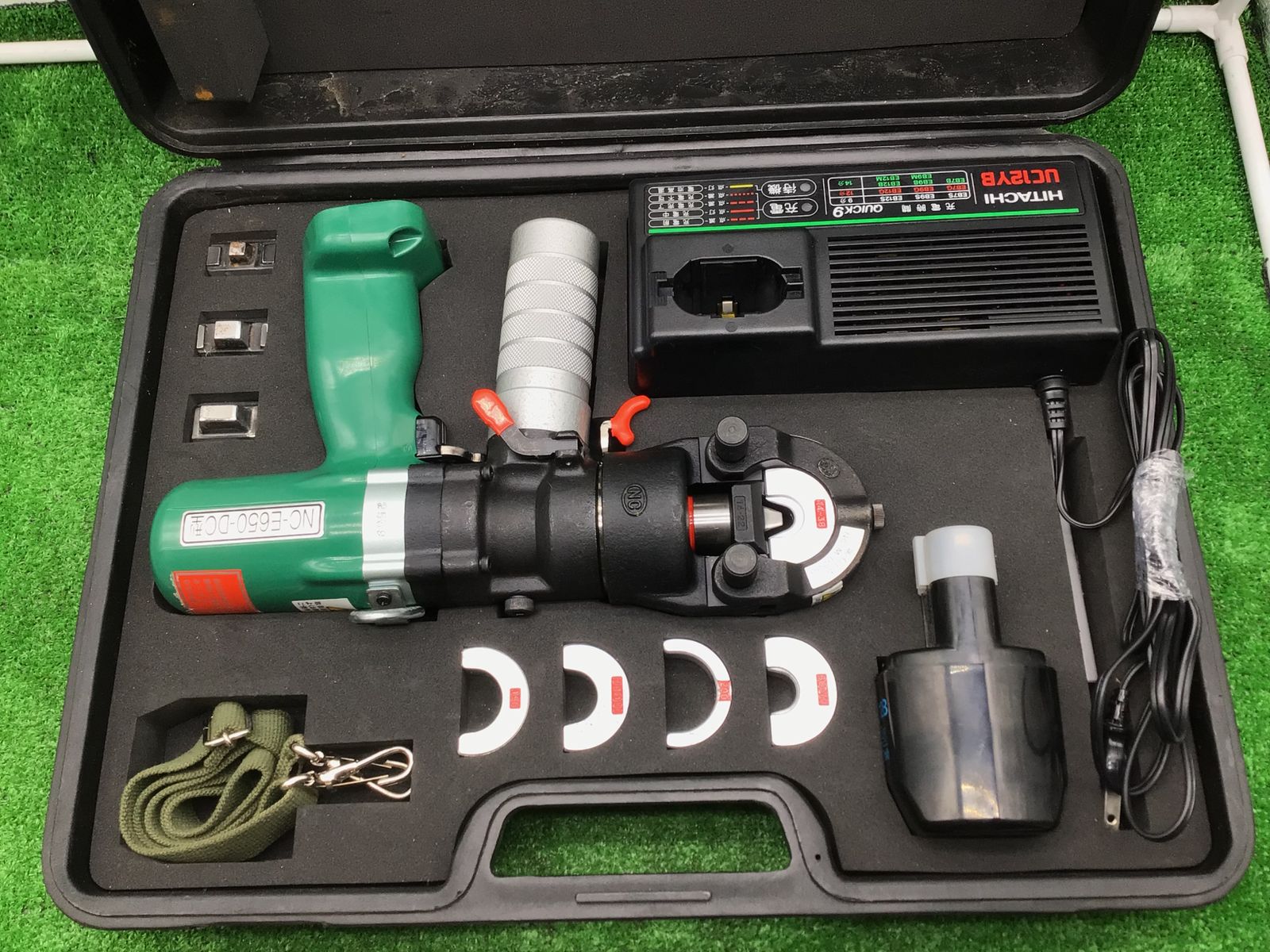 西田製作所 /日立 充電式油圧ポンプ NC-E650-DC型 西田製作所 /日立 充電式油圧ポンプ NC-E650-DC型
