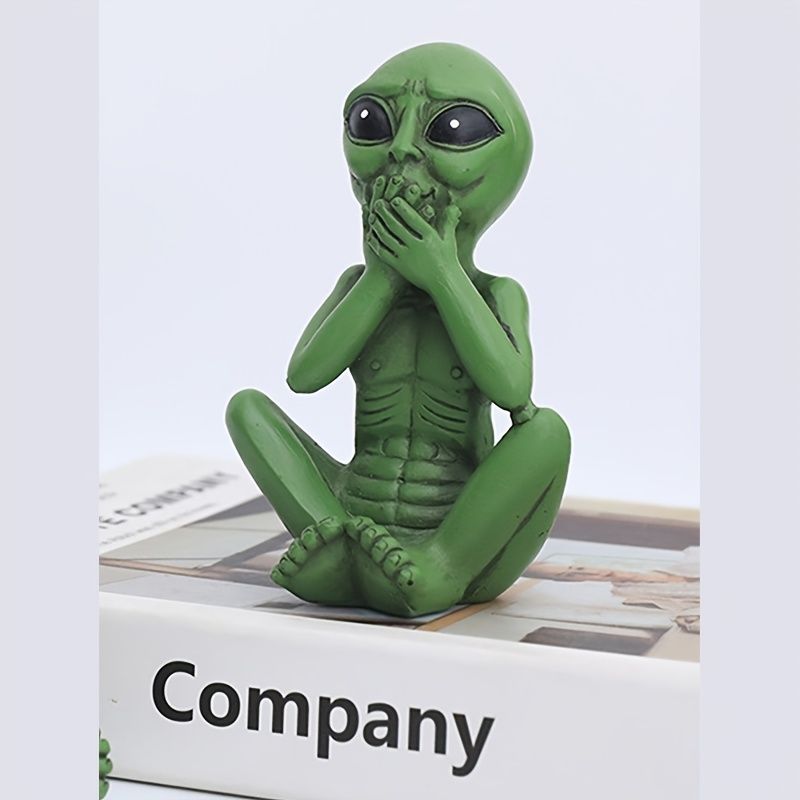 フィギュア 驚愕する宇宙人 リアル 置物 10.5cm 驚いた