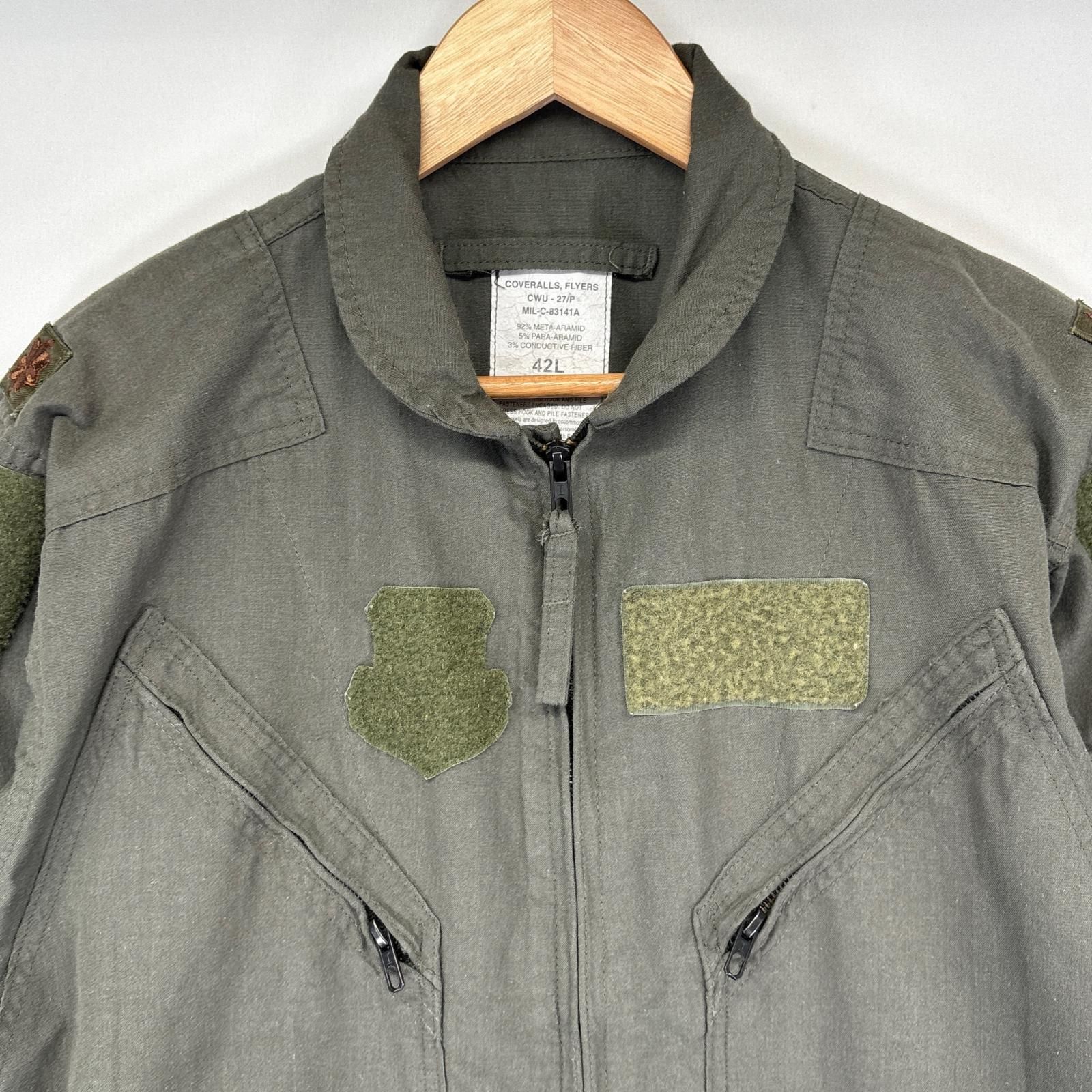 古着 ミリタリー 長袖つなぎ CWU 27P オールインワン ジャンプ