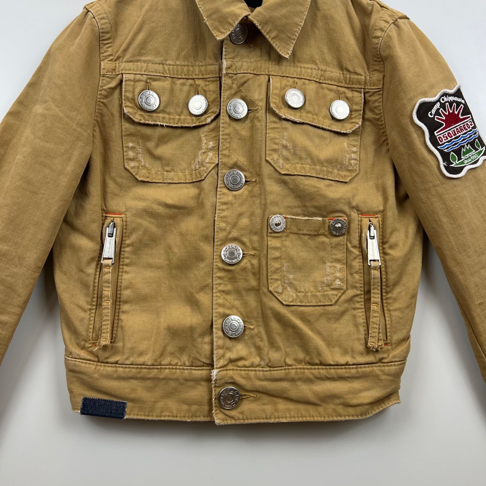 DSQUARED2 ベージュ カバーオール ジャケット ドッキング 【公式通販】