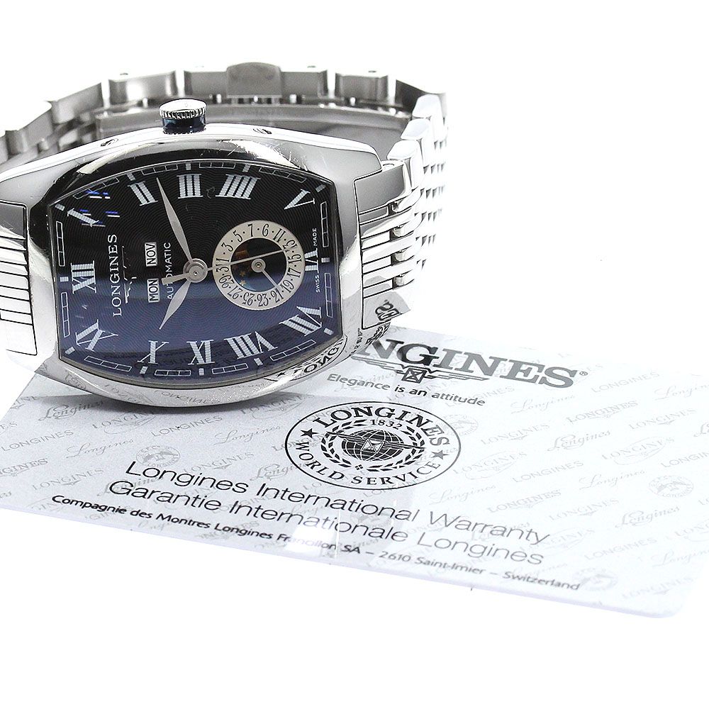 訳ありロンジン LONGINES L2.671.4 エヴィデンツァ トリプルカレンダー