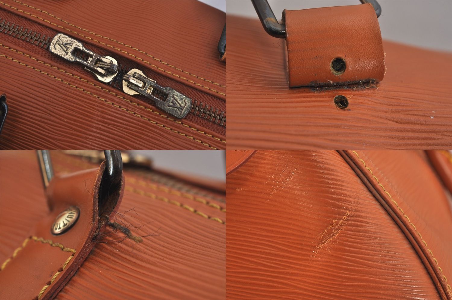 LOUIS VUITTON トラベルバッグ キーポル45 ブラウン エピ M42973