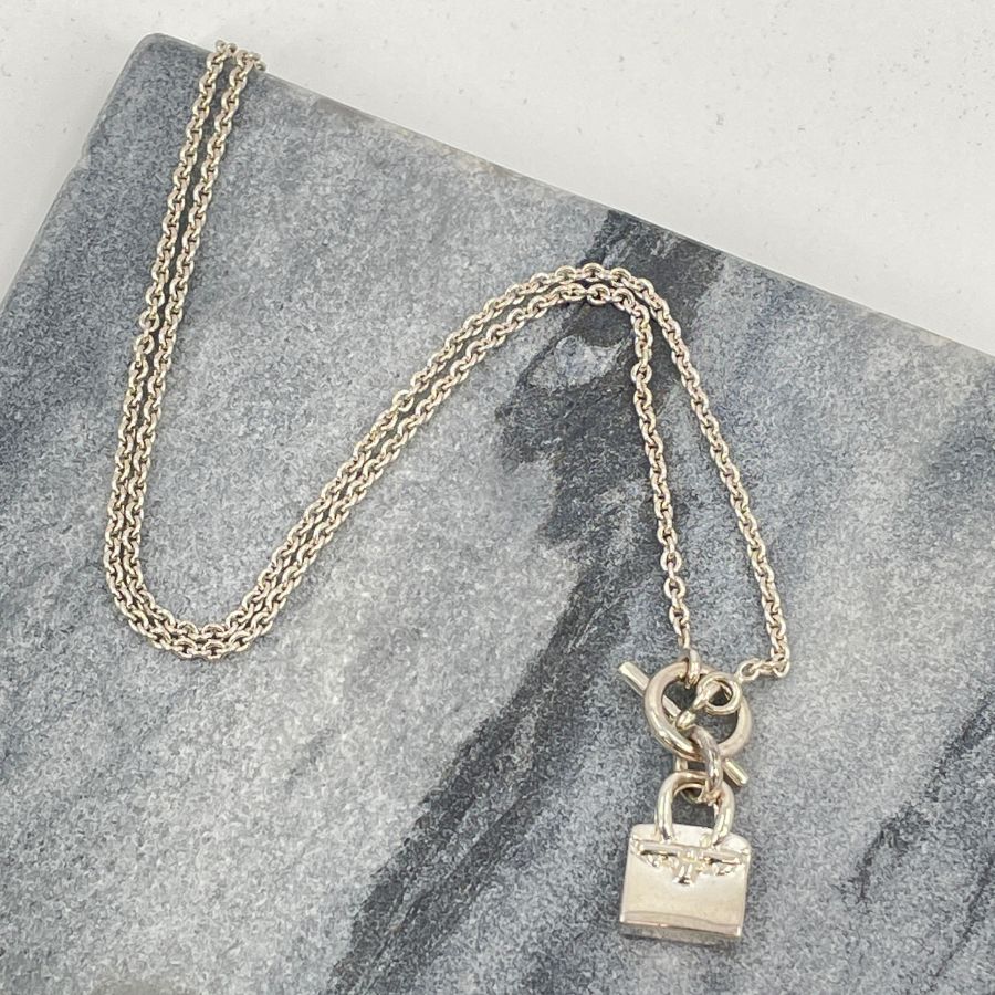 HERMES エルメス ネックレス バーキン アミュレット JU446