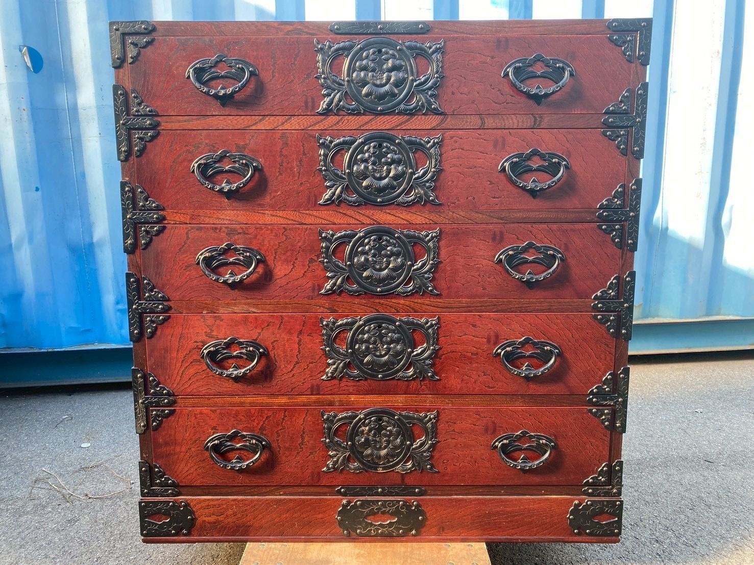 美品 岩谷堂 箪笥 欅 拭漆 洋服箪笥 タンス みちのく１０号 美品 岩谷堂 箪笥 欅 拭漆 洋服箪笥 タンス みちのく10号