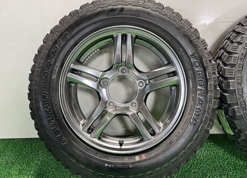 管理番号 245-72】 スズキ ジムニー jb23 純正ホイール 2本のみ