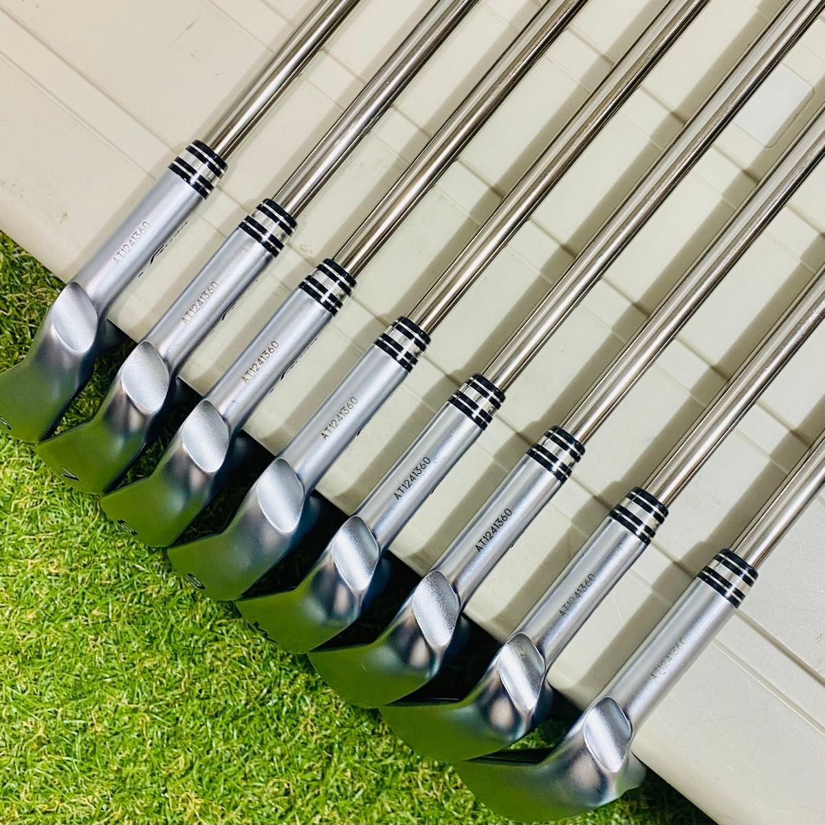 【良品】豪華8本 ピン G430 青ドット メンズアイアンセット カーボン S 良品】豪華8本 ピン G430 青ドット メンズアイアンセット