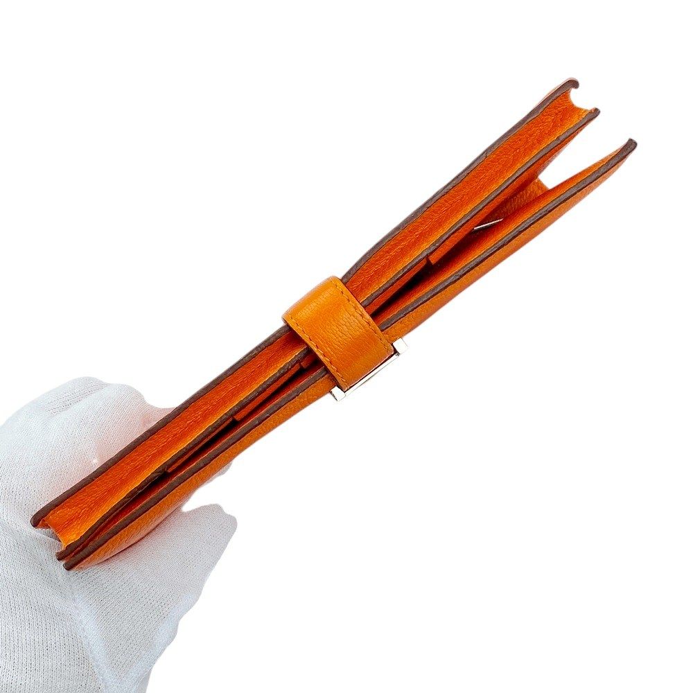 □美品□ エルメス ベアンスフレ 長財布 二つ折り 財布 シェーブル  