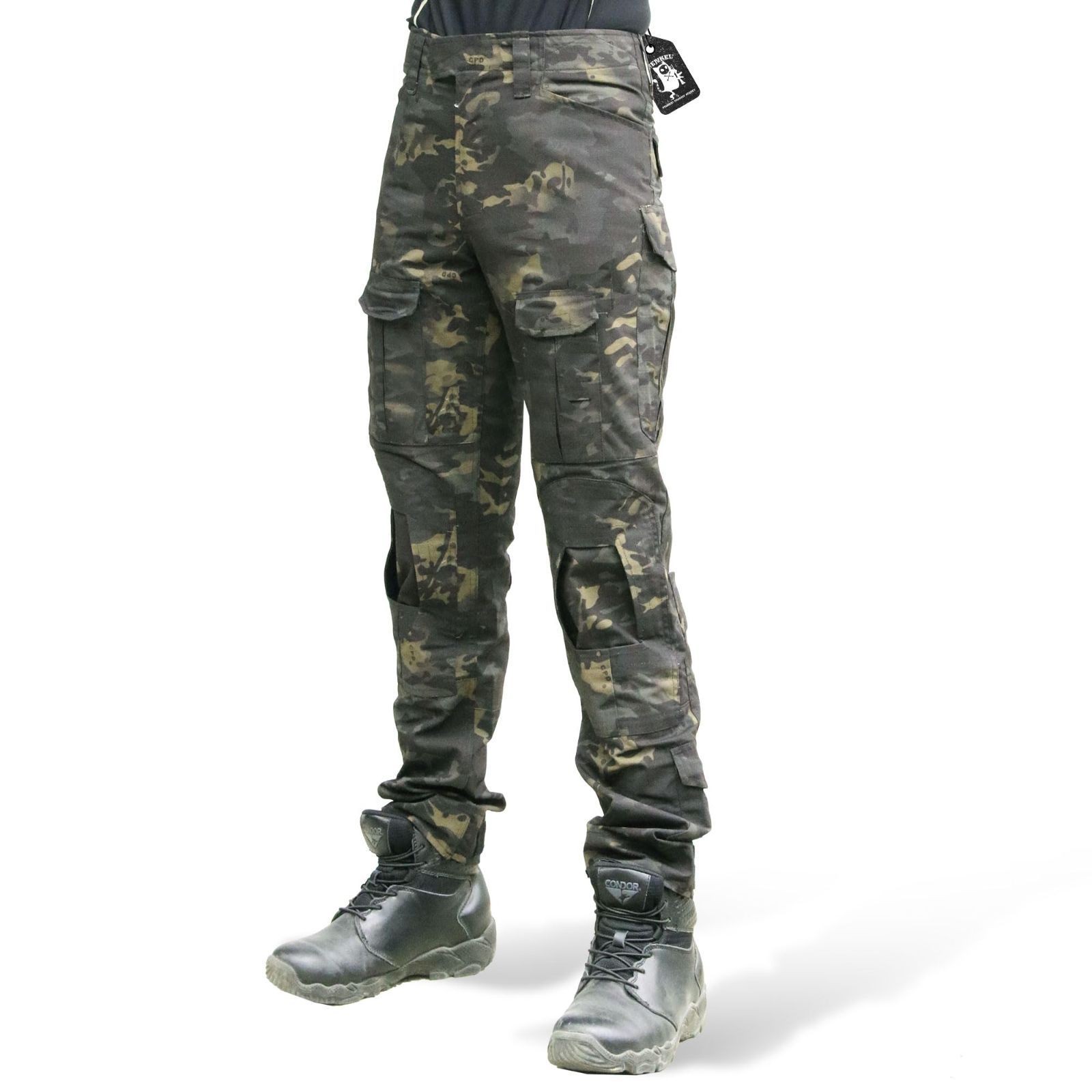 Size 32_Color BK BLACK 黒 ブラック SHENKEL CRYEタイプ タクティカルパンツ 32サイズ マルチカムブラック AC コンバットパンツ