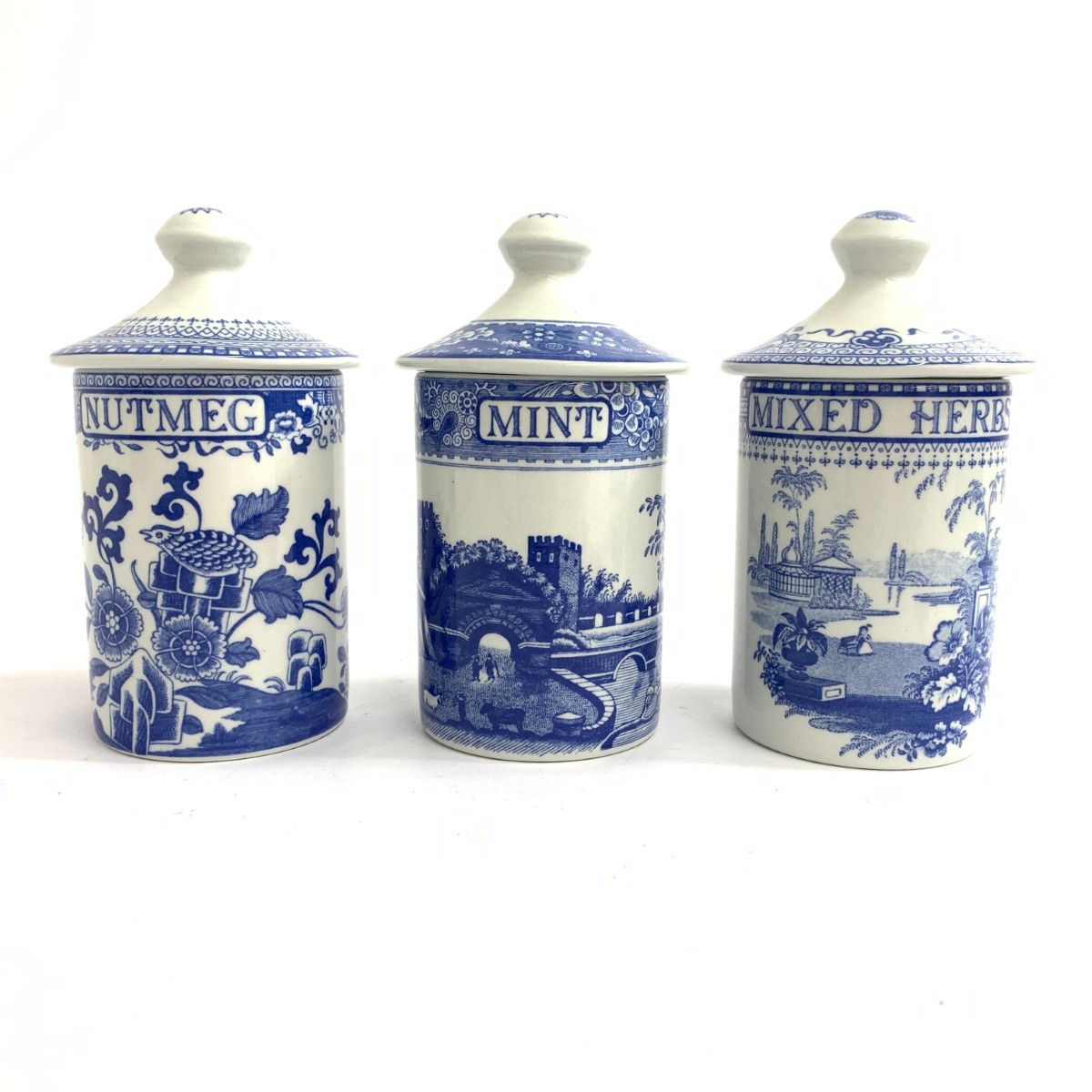 良好 SPODE スポード ブルールームコレクション スパイスジャー 洋食器 3点セット ホワイト 240001125879