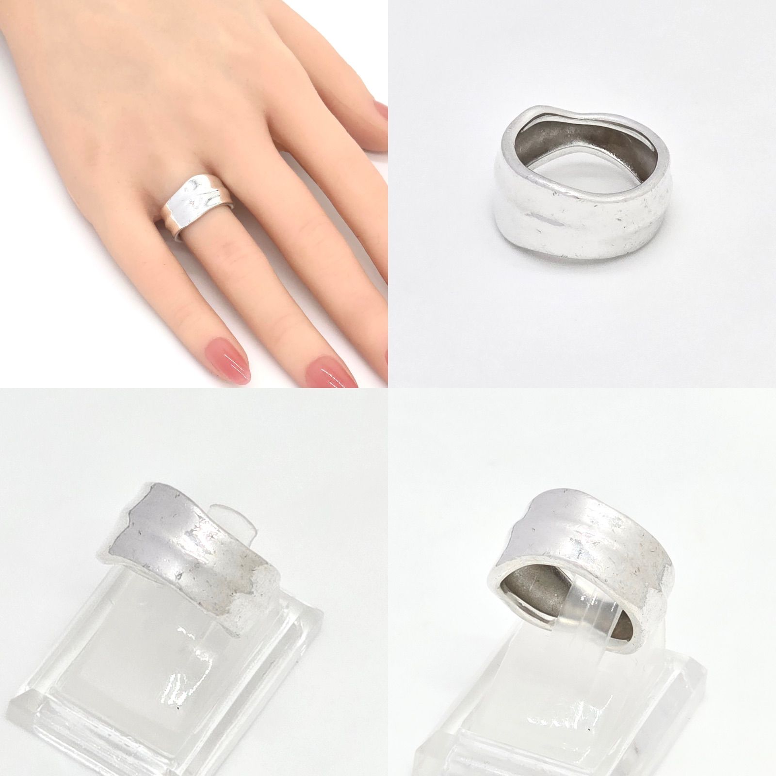 TIFFANY & CO. ティファニー リング Sv925 10.5 4800725A0067 TIFFANY＆Co. ティファニー リーフ リング 約10.5号