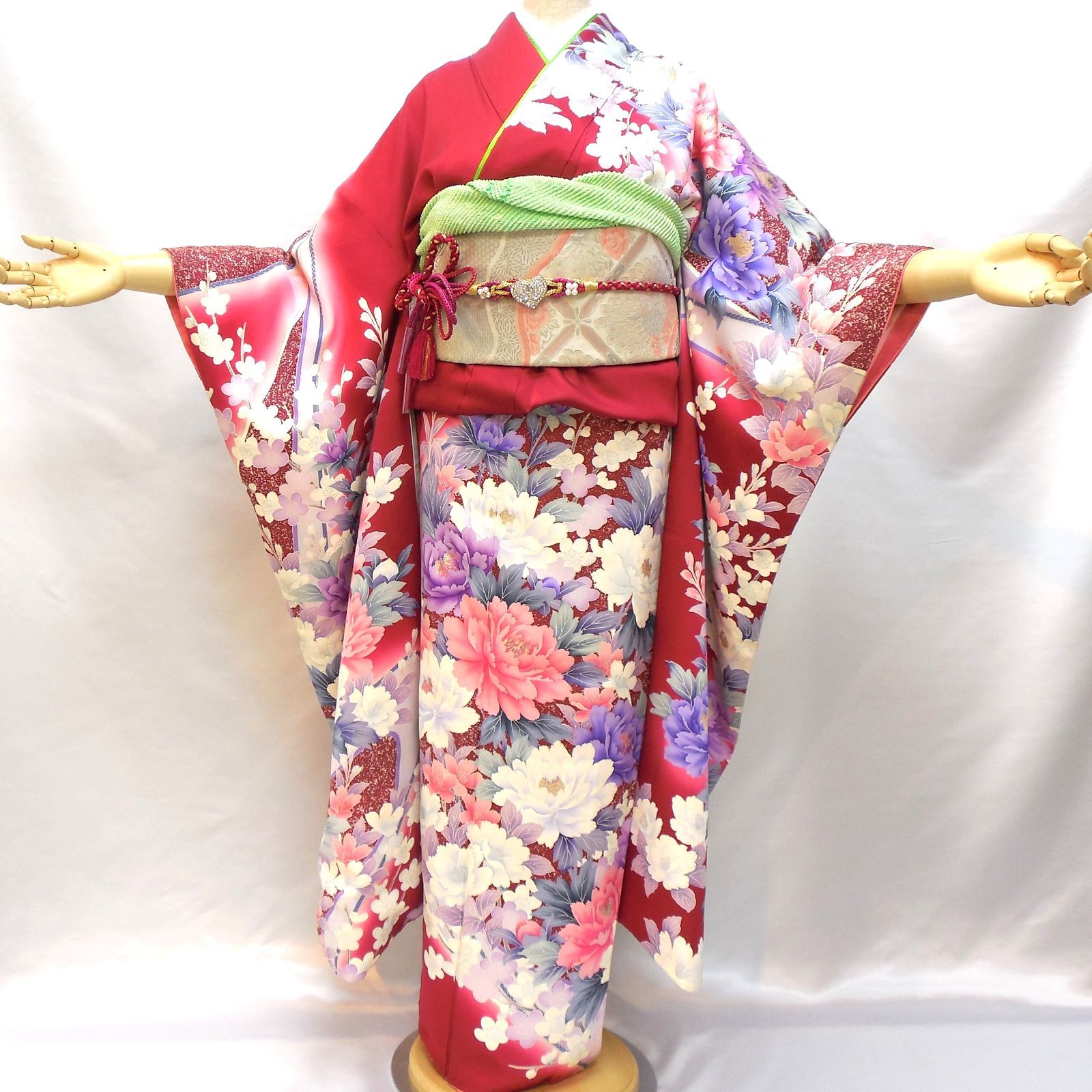 【引っ越しのため7月末まで！】美品！振袖　フルセットお譲り　振り袖　成人式 引っ越しのため7月末まで！】美品！振袖 フルセットお譲り 振り袖 成人式