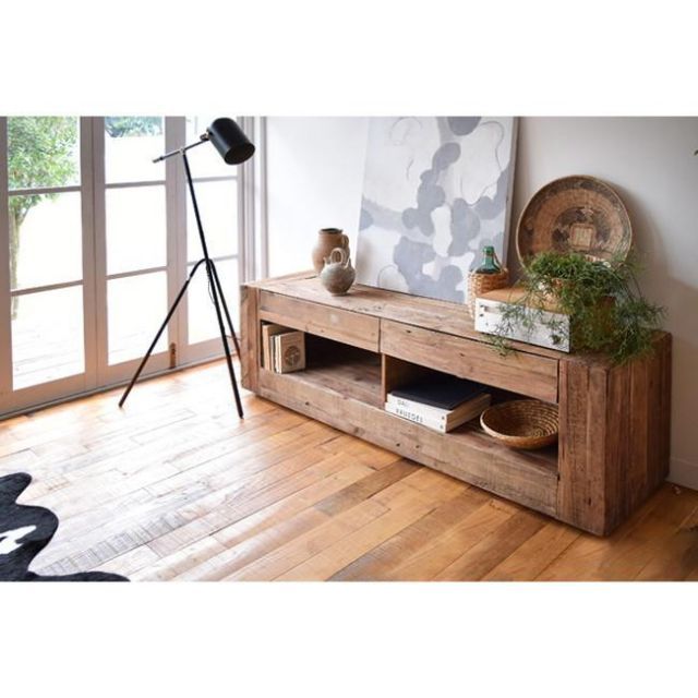 送料込】TVボード 150幅 テレビボード ピュア150 ウォールナット色