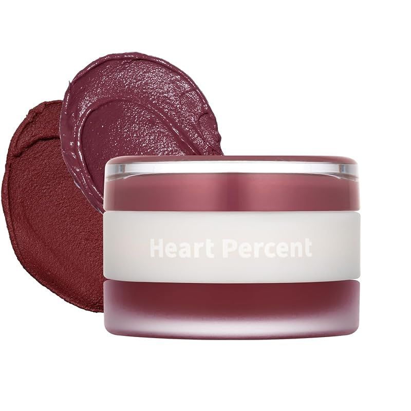 ハートパーセント(Heart Percent) ドットオンムード・カスタムリップアンドチークDote On Mood Custom Lip u0026 Cheek【デュアルカラー】マット(Fog Pot)＆グロー(Shine Balm) [#07.Geek u0026 P 1