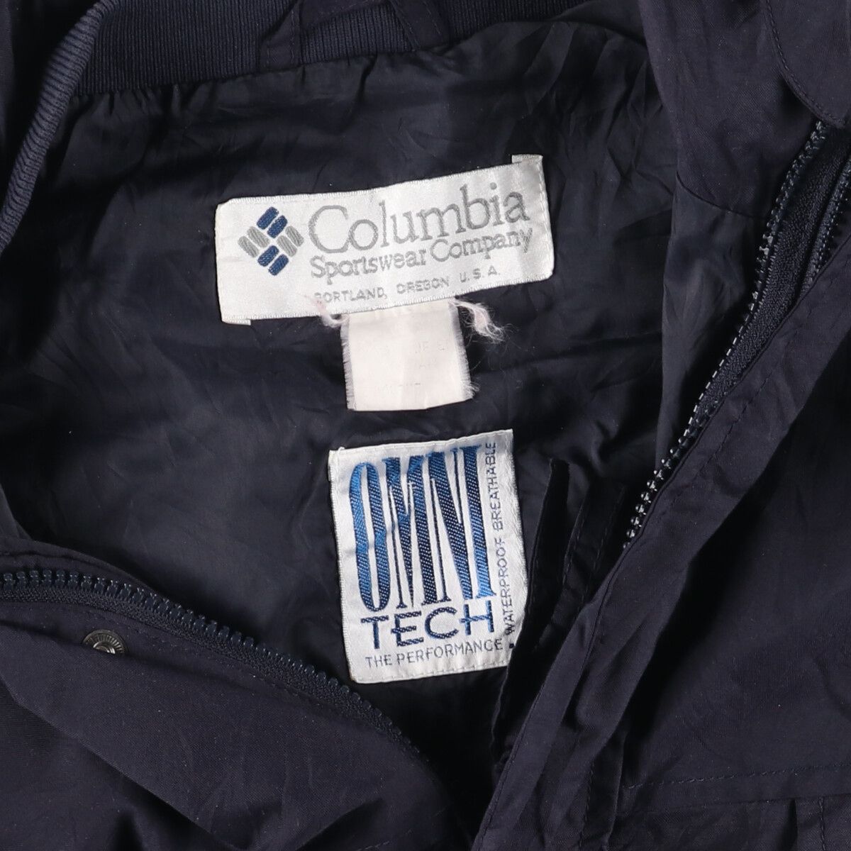 レビュー高評価のおせち贈り物 古着 オムニ OMNI‐TECH 白タグ Columbia コロンビア 90年代 その他