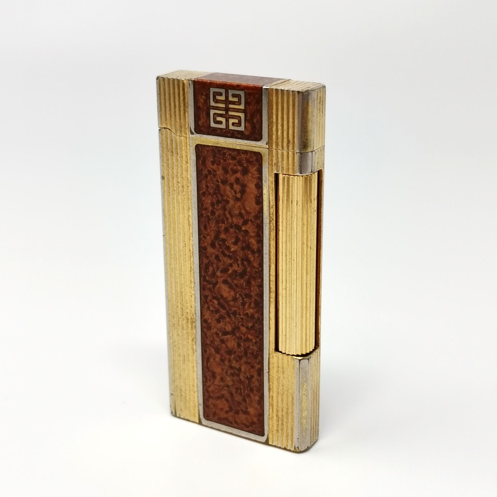 ジバンシー ライター ゴールド ブラウン 着火未 ガスライター 管理番号ARCYKO2292