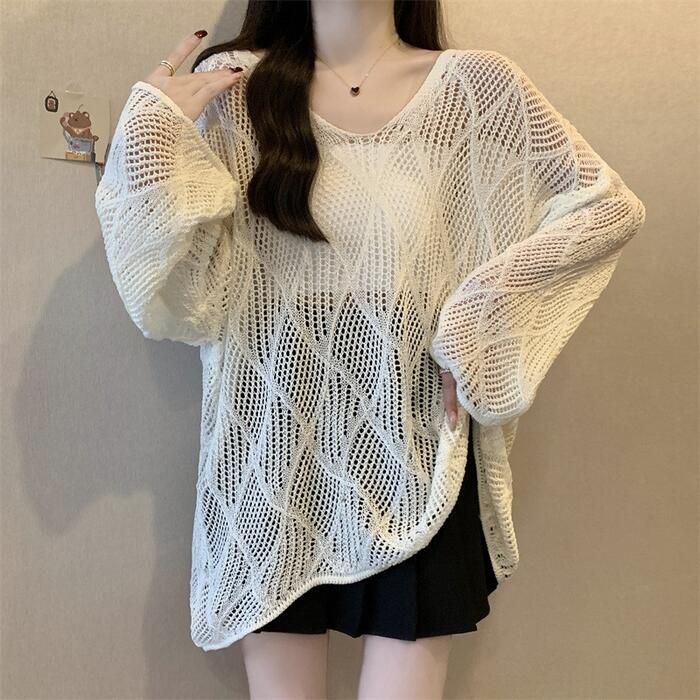 透かし編み クロシェ