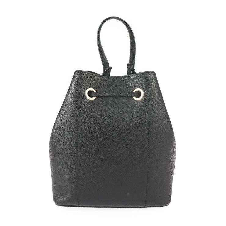 Furla フルラ ハンドバッグ BLE3CSZ レザー ブラック ゴールド金具 2WAY ショルダーバッグ 巾着バッグ 【本物保証】 - メルカリ