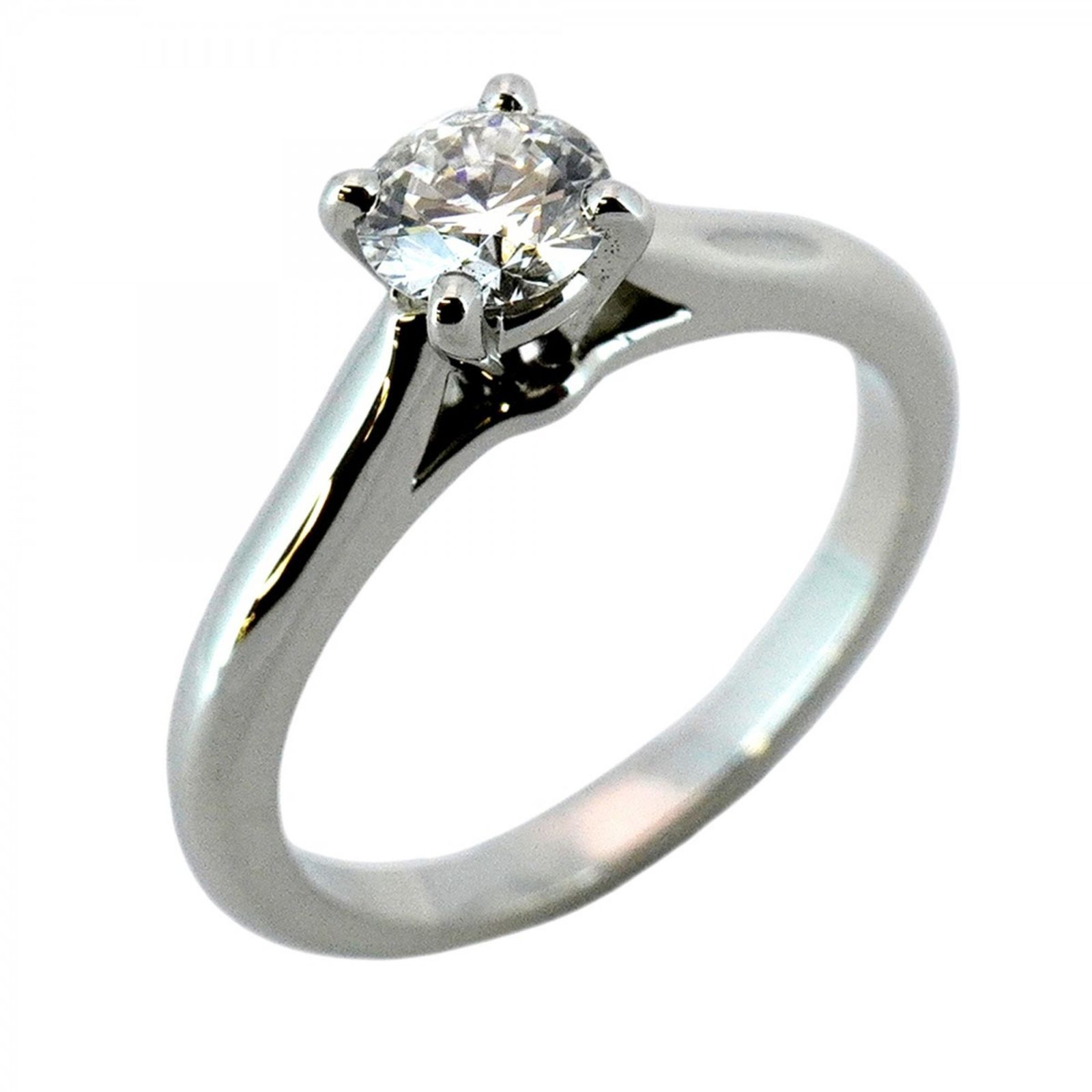 カルティエ Cartier カルティエ リング ソリテール 1PD Pt950 プラチナ ダイヤモンド 0.34ct ＃46レディース