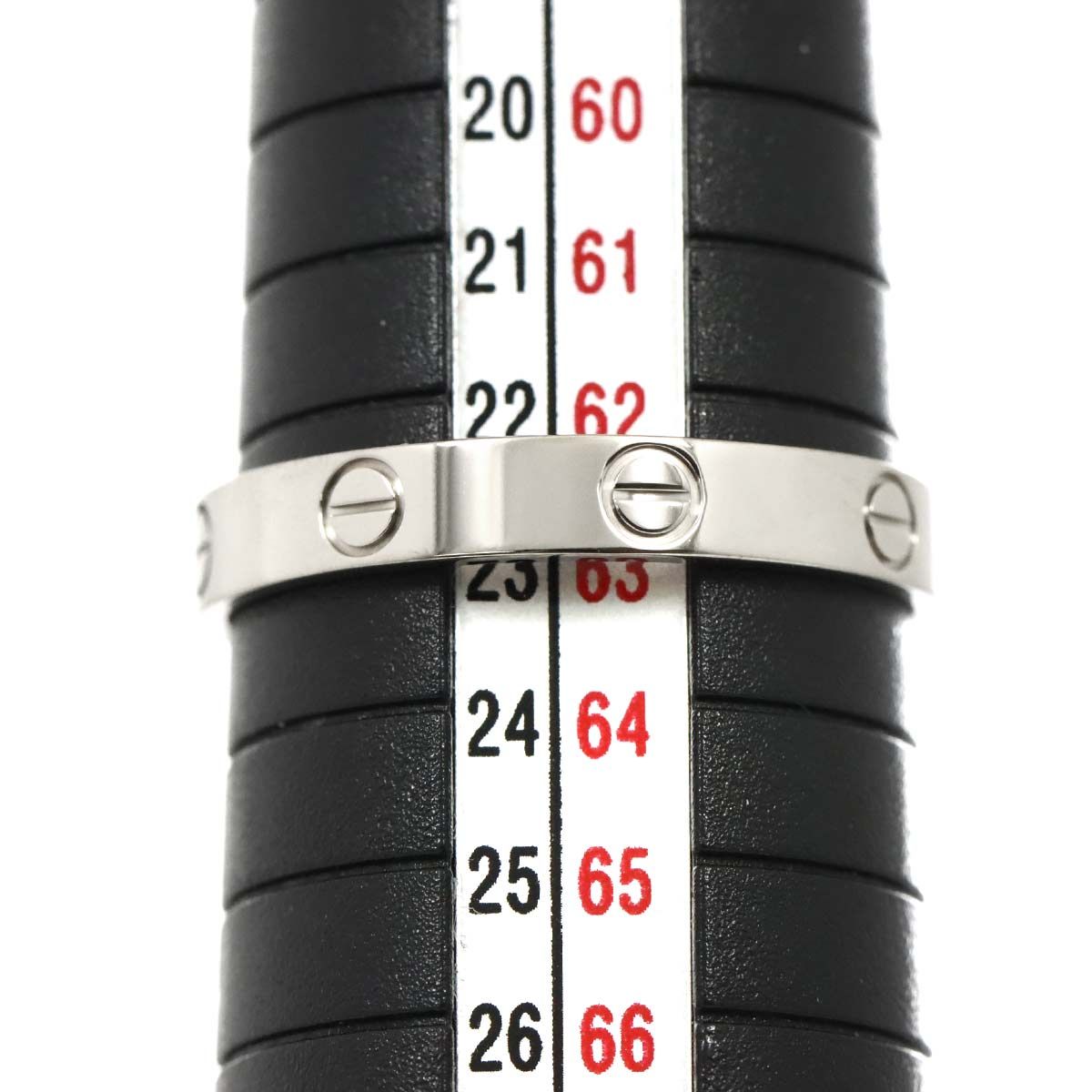 カルティエ Cartier ミニラブ #63 リング K18 WG ホワイト