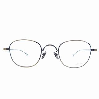Lunor M5 mod.07 眼鏡 ウェリントン 度なし ゴールド 47□24-145