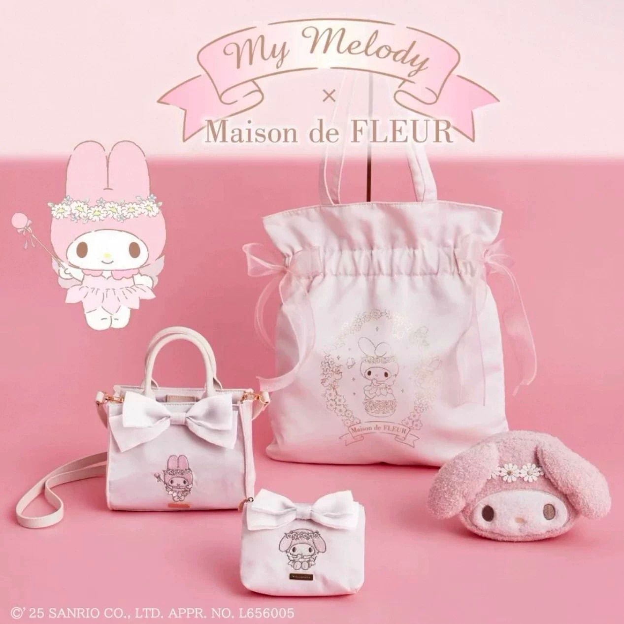 3点購入】Sanrio x Maison de FLEUR メゾンドフルール 2025年