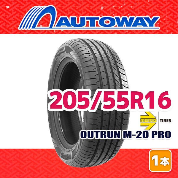 AUTOWAY】 新品 205/55R16 サマータイヤ MOMO Tires OUTRUN M-20 PRO 