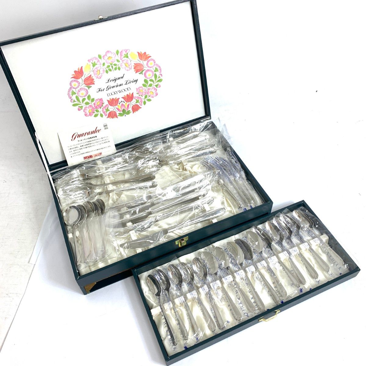 LUCKY WOOD ラッキーウッド☆カラトリー8種28本セット LUCKY WOOD ラッキーウッド☆カラトリー8種28本セット LUCKYWOOD