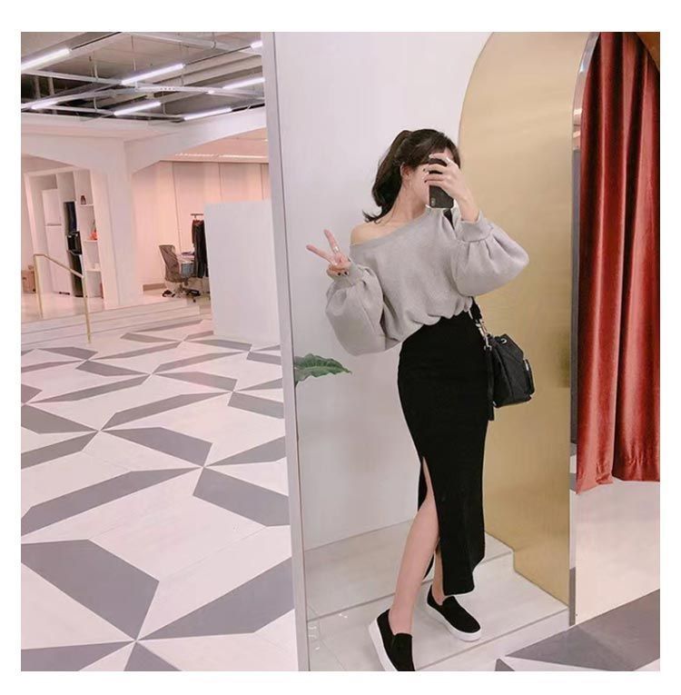 オフショルダー レディース トップス 大人可愛い Tシャツ 長袖