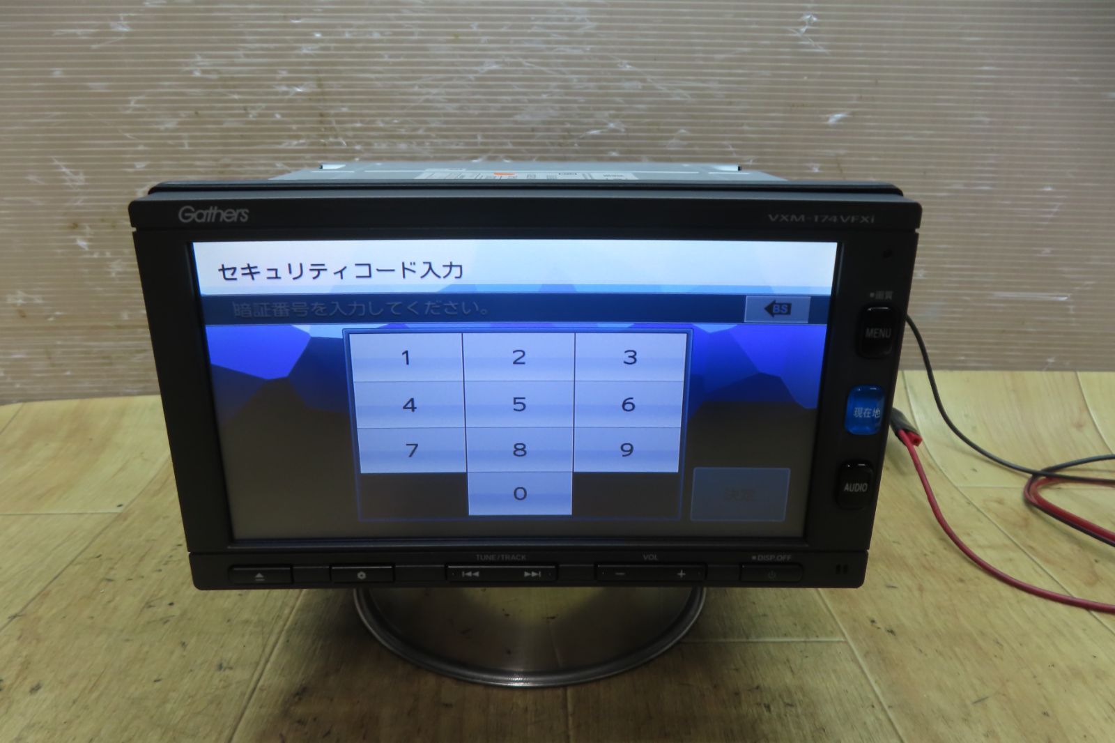 F3813 ホンダ純正 VXM-174VFXi メモリーナビ 地デジTVフルセグ内蔵 Bluetooth内蔵 本体のみ