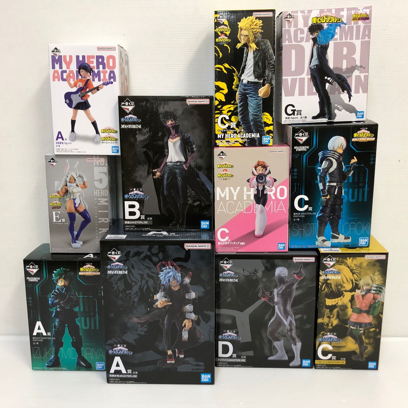 「未開封品」ヒロアカ一番くじフィギュア まとめ売り5体セット △一番くじ 僕のヒーローアカデミア ヒロアカ フィギュア まとめ