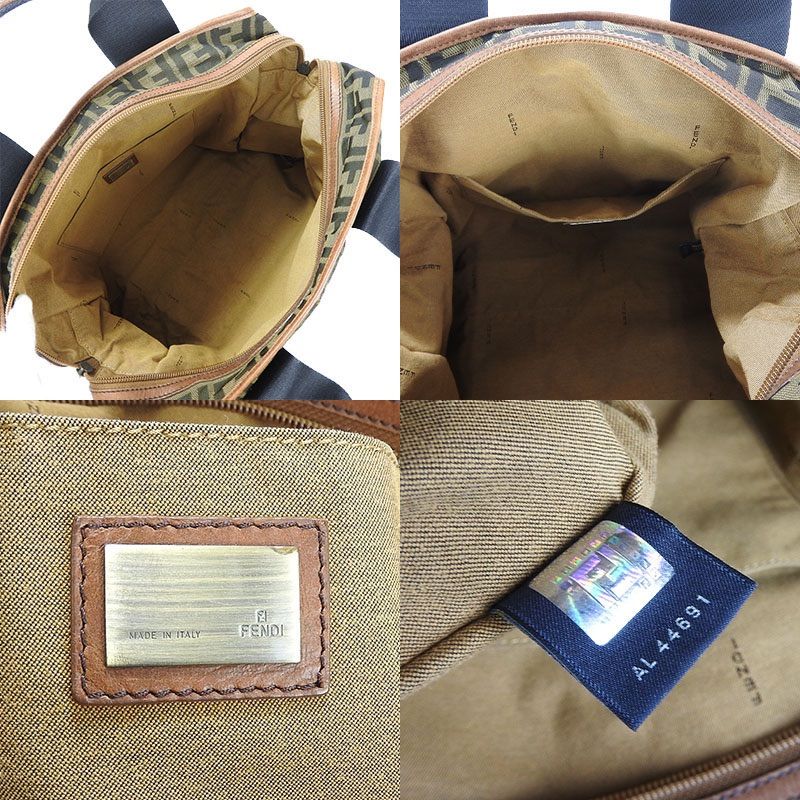 中古】FENDI フェンディ 7VA158 2WAYハンドバッグ ズッカ ショルダー