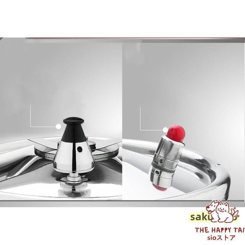 両手圧力鍋 家庭用圧力鍋 屋外用小型圧力鍋 防爆ポット ステンレス圧力鍋 ガス 電磁調理器用 圧力鍋