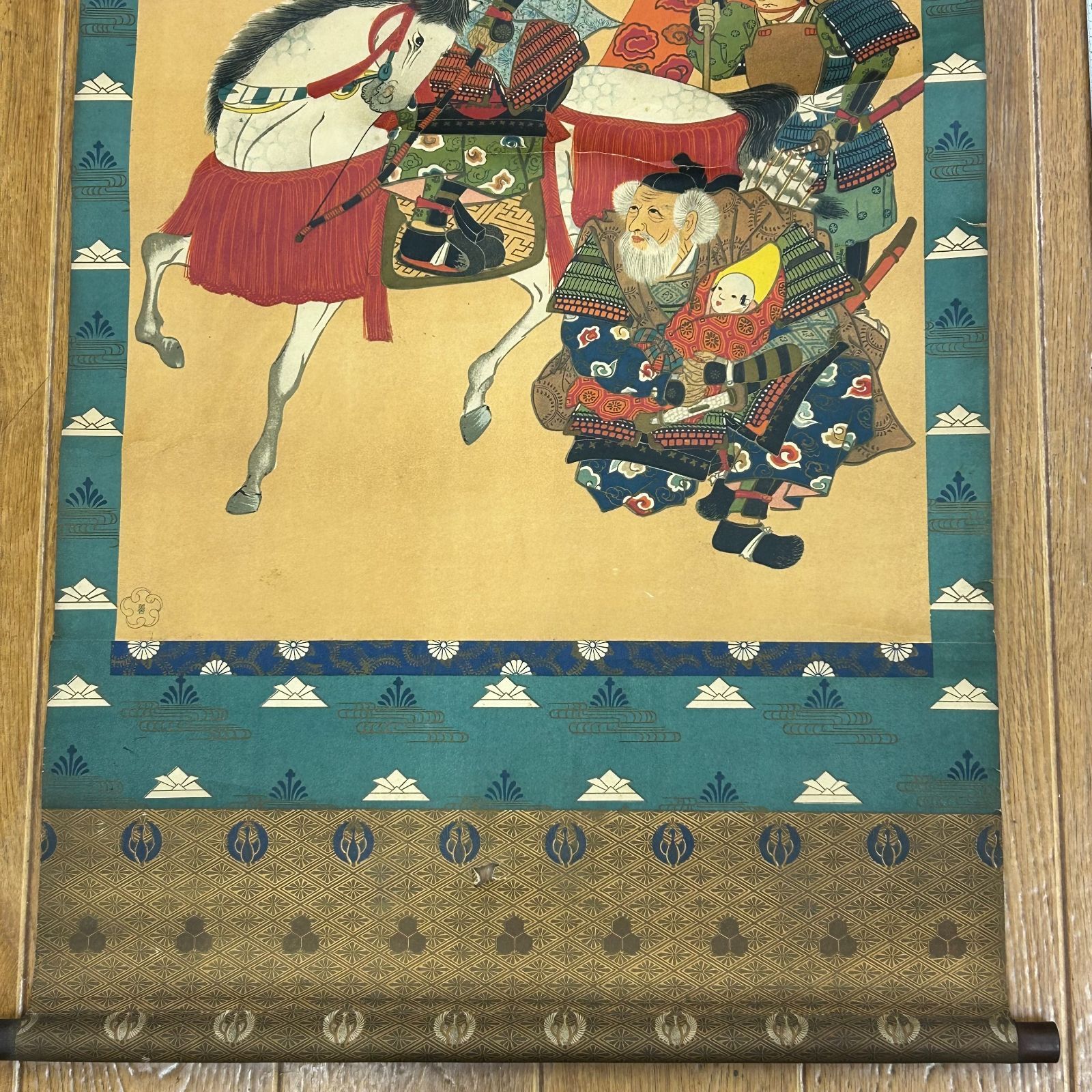 掛軸 ひな祭り・端午の節句 神武 神功皇后 武内宿禰 応神天皇
