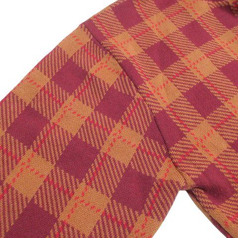 ロイスクレヨン Lois CRAYON ニット カーディガン 長袖 チェック  