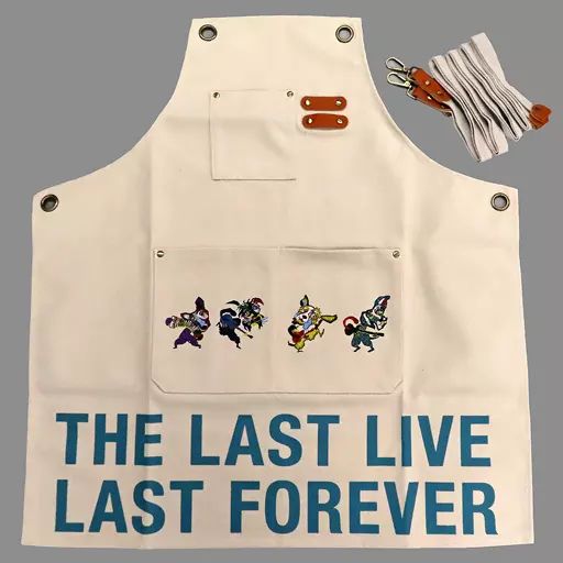 衣料雑貨　男闘呼組 エプロン ホワイト 「男闘呼組 2023 THE LAST LIVE」 中古】衣料雑貨 男闘呼組 エプロン ホワイト 「男闘呼組 2023