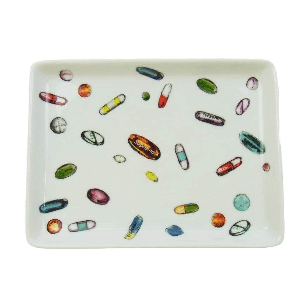 Supreme シュプリーム 17SS Pills Ceramic Tray セラミック トレイ 灰皿 ホワイト系 上
