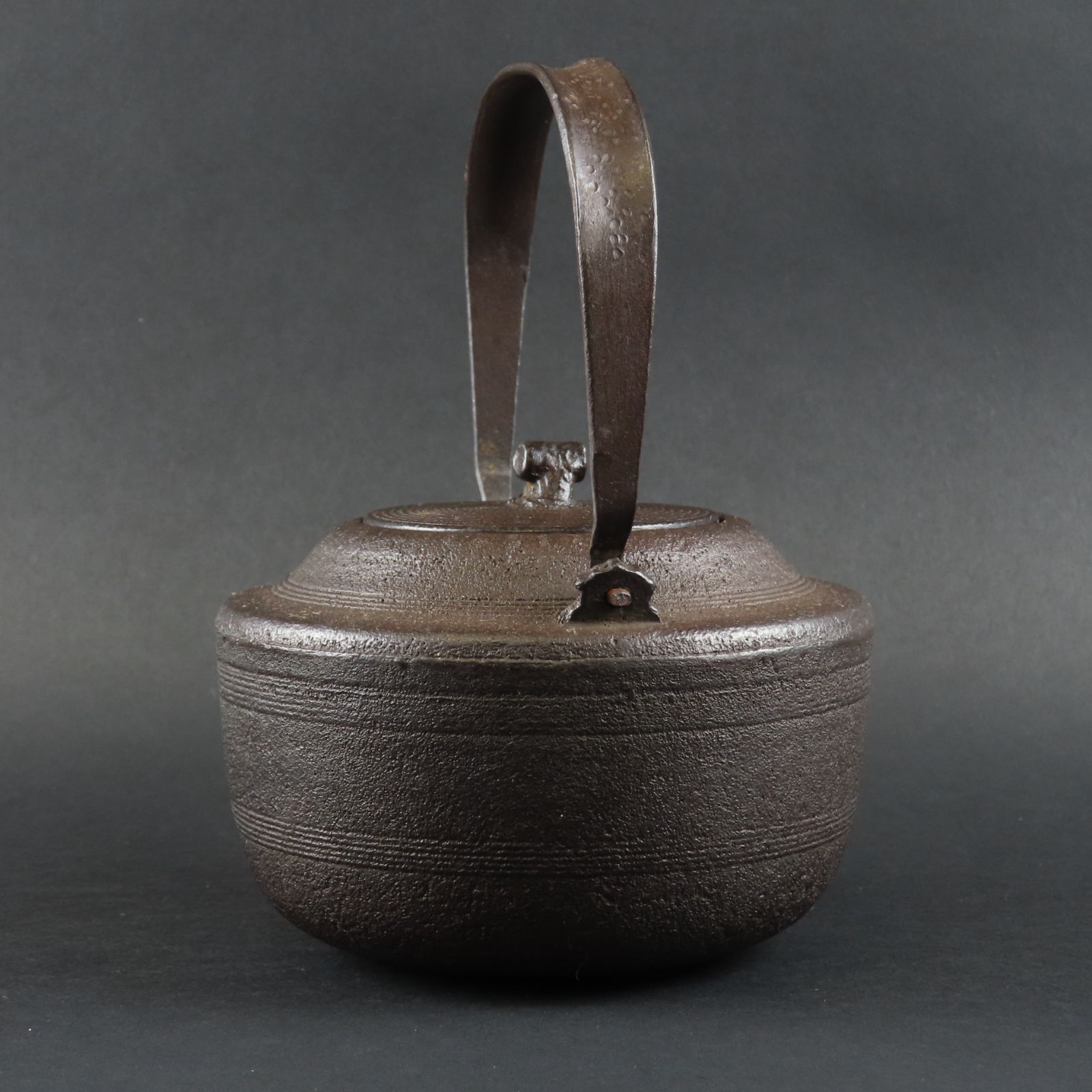 01s01 山本閑浄 真作保証 有名作家 銚子 高さ16cm 在銘 共箱/茶釜 鉄瓶