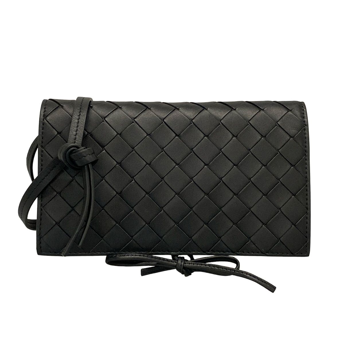 ☆関税込☆BOTTEGA VENETA★イントレチアート カード ホルダー★ BOTTEGA VENETA(ボッテガヴェネタ) ショルダーバッグ美品