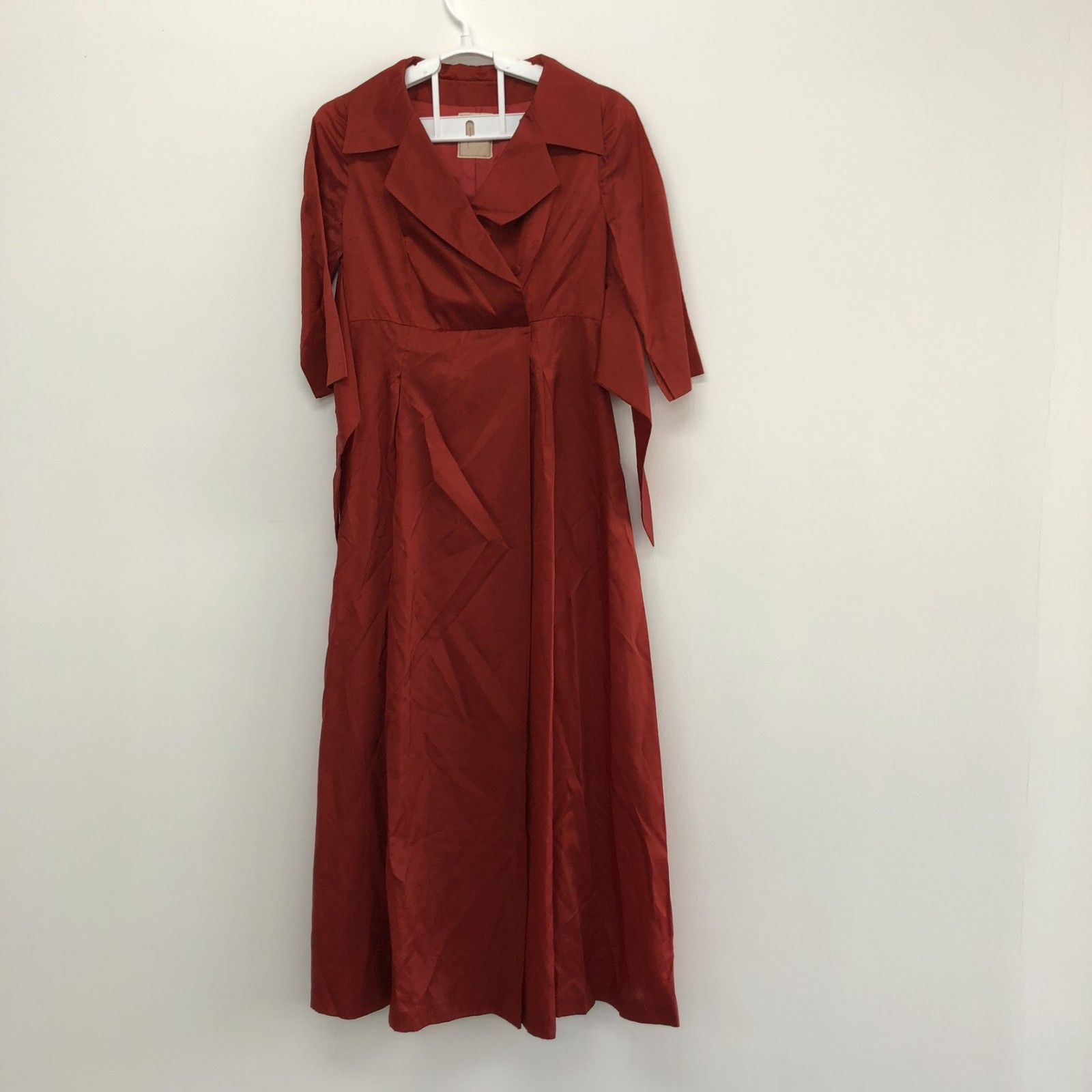 Sybilla シビラ ロングワンピースMサイズ Sybilla】シビラ ワンピース ロングワンピース シャツワンピース M 赤