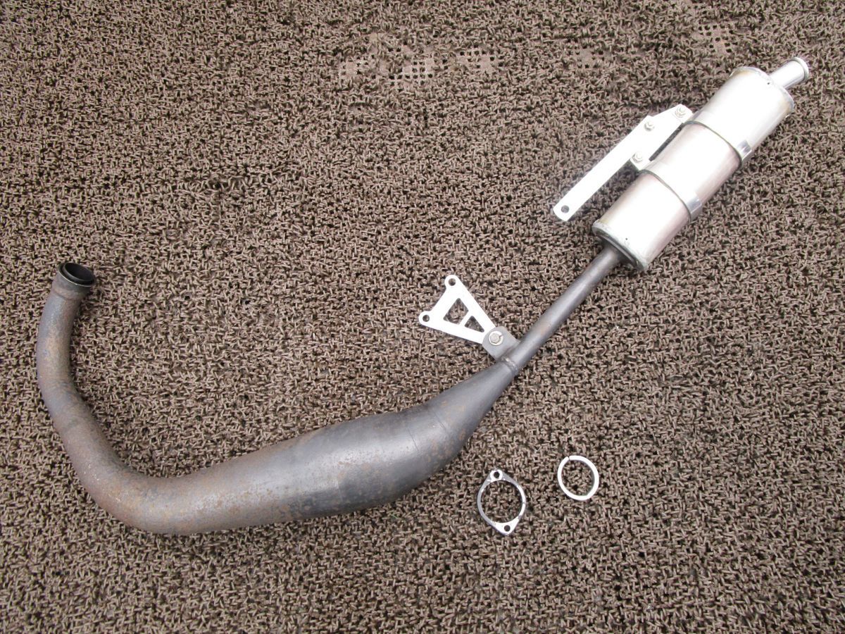 TW200 純正マフラー+エアクリーナー、マッドガード TW225 エア