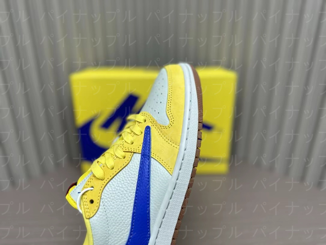 ナイキ エアジョーダン1NIKE Travis Scott x Jordan Air Jordan 1 Low OG "Canary Yellow"